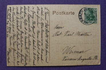 Postcard PC Marbach 1914
